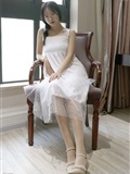 SiHua Think words SH033 Zi Qi plait girl's white dress(1)